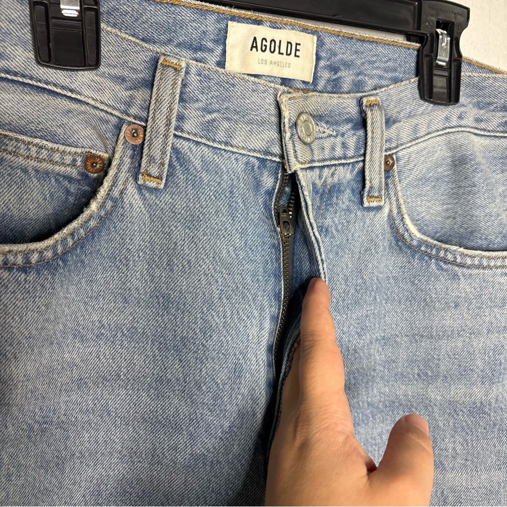 AGOLDE Mia mid rise straight Jean size 25 - Picture 3 of 13